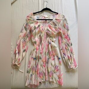 H&M Pastel Pleated Dress
